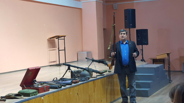Встреча с координатором Международного Панфиловского движения в Калужской области..